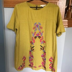 Orange Creek Floral Embroidered Tunic